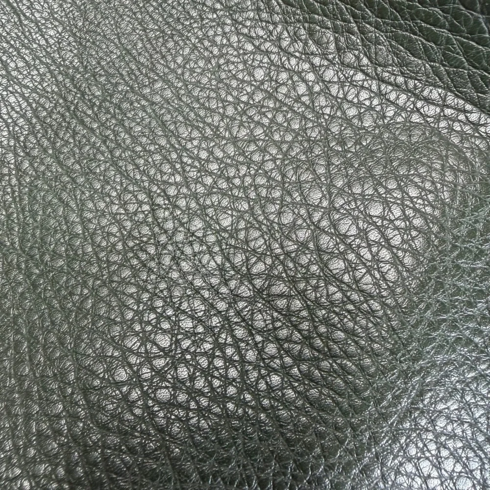 ANTHROPOLOGIE The Love Knot Sloucy Hobo Bag Forest Green Pebbled Knotted Strap - Picture 4 of 10